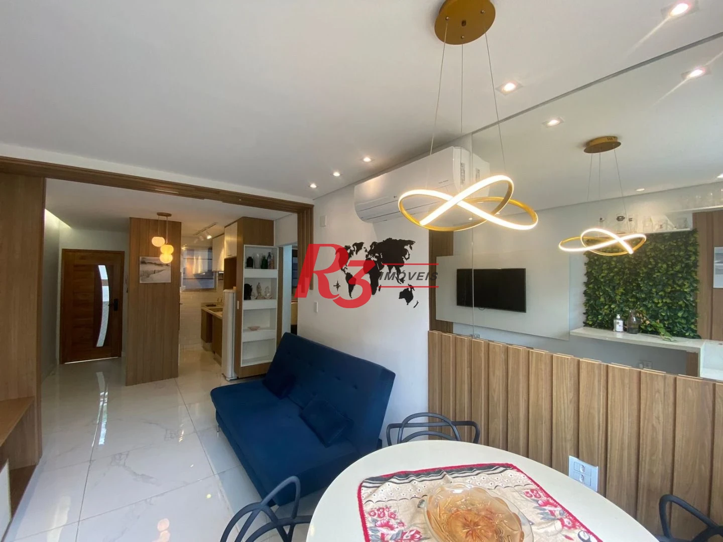 Apartamento para alugar, 71 m² por R$ 5.500,01/mês - Pompéia - Santos/SP