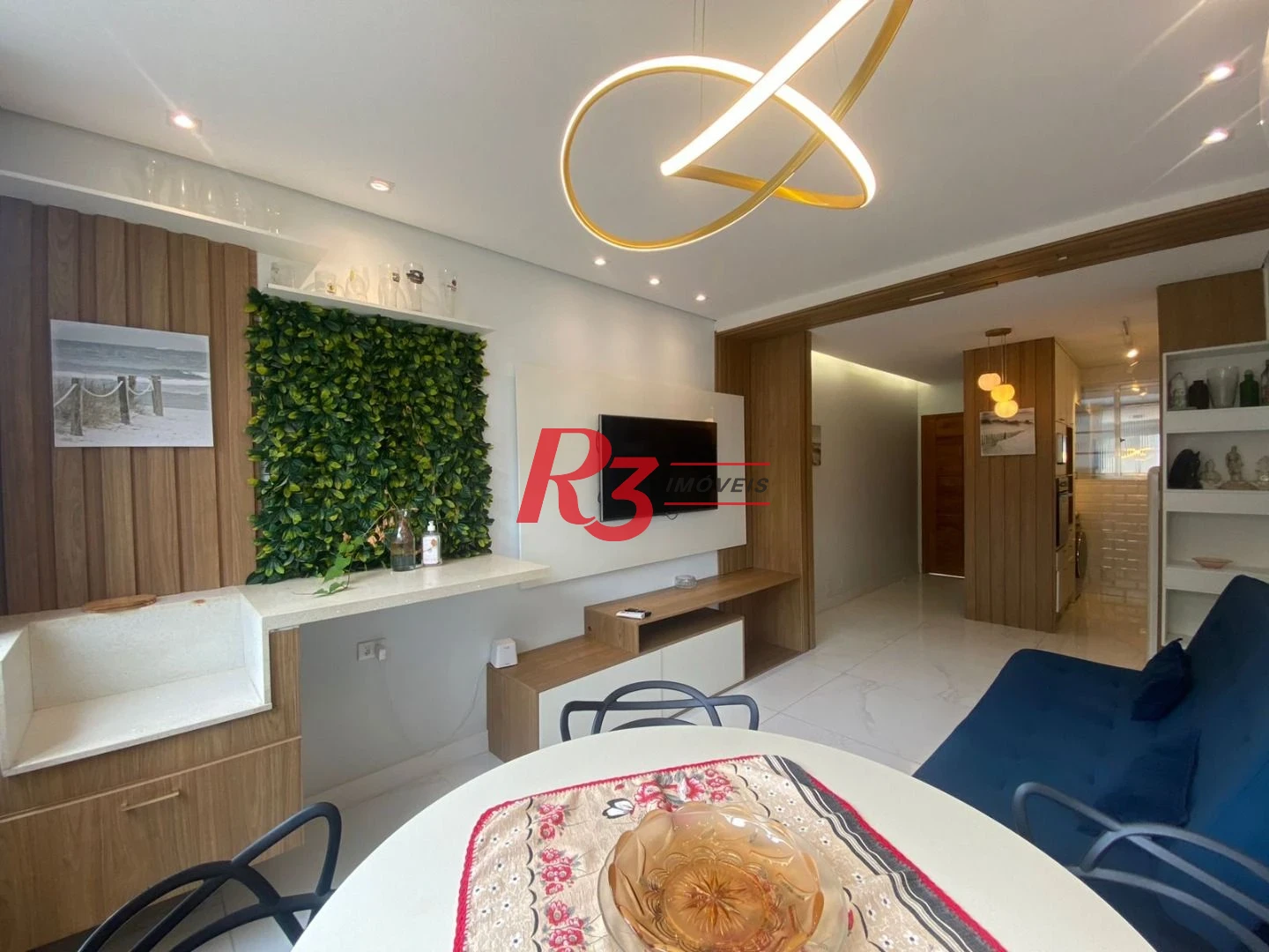 Apartamento para alugar, 71 m² por R$ 5.500,01/mês - Pompéia - Santos/SP
