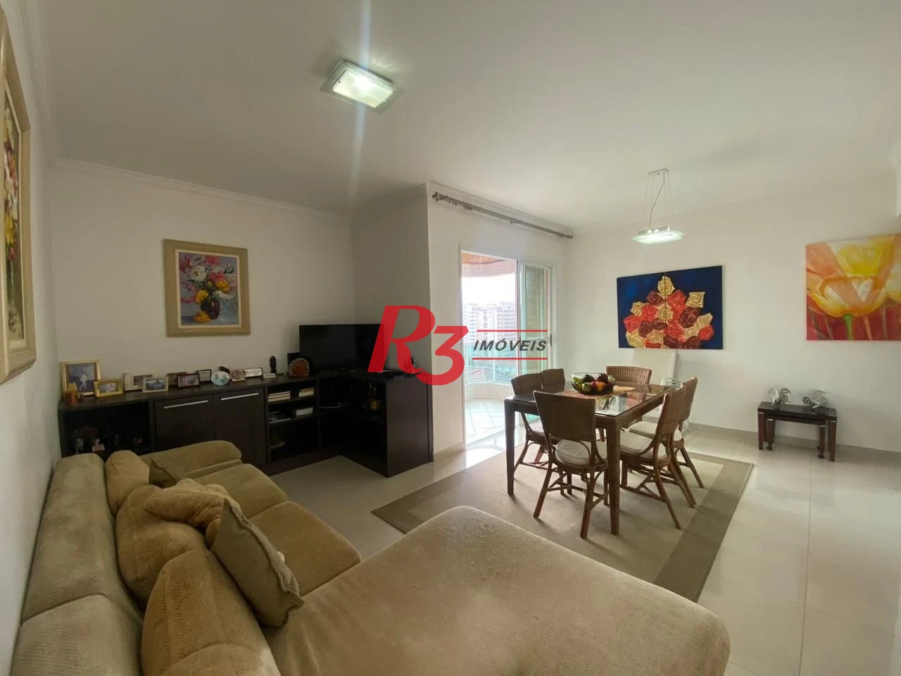 Apartamento com 3 dormitórios à venda, 132 m² por R$ 1.599.900,00 - Embaré - Santos/SP