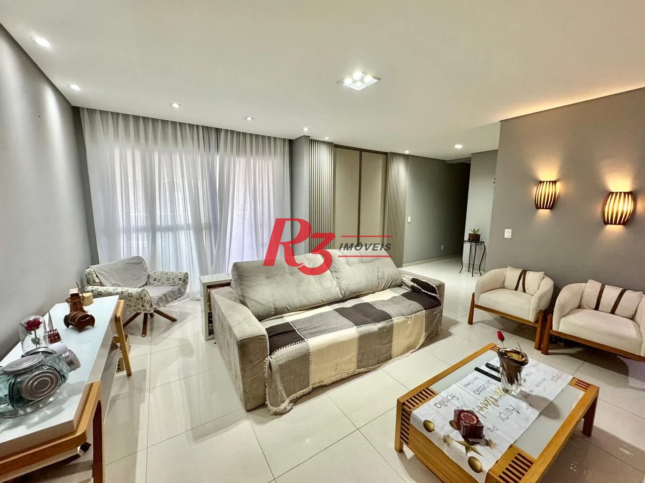 Apartamento com 4 dormitórios à venda, 167 m² por R$ 2.550.000,00 - Boqueirão - Santos/SP