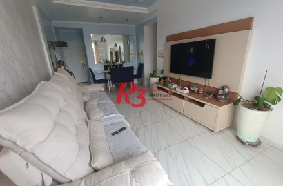 Apartamento com 3 dormitórios à venda, 110 m² por R$ 430.000,00 - Centro - São Vicente/SP