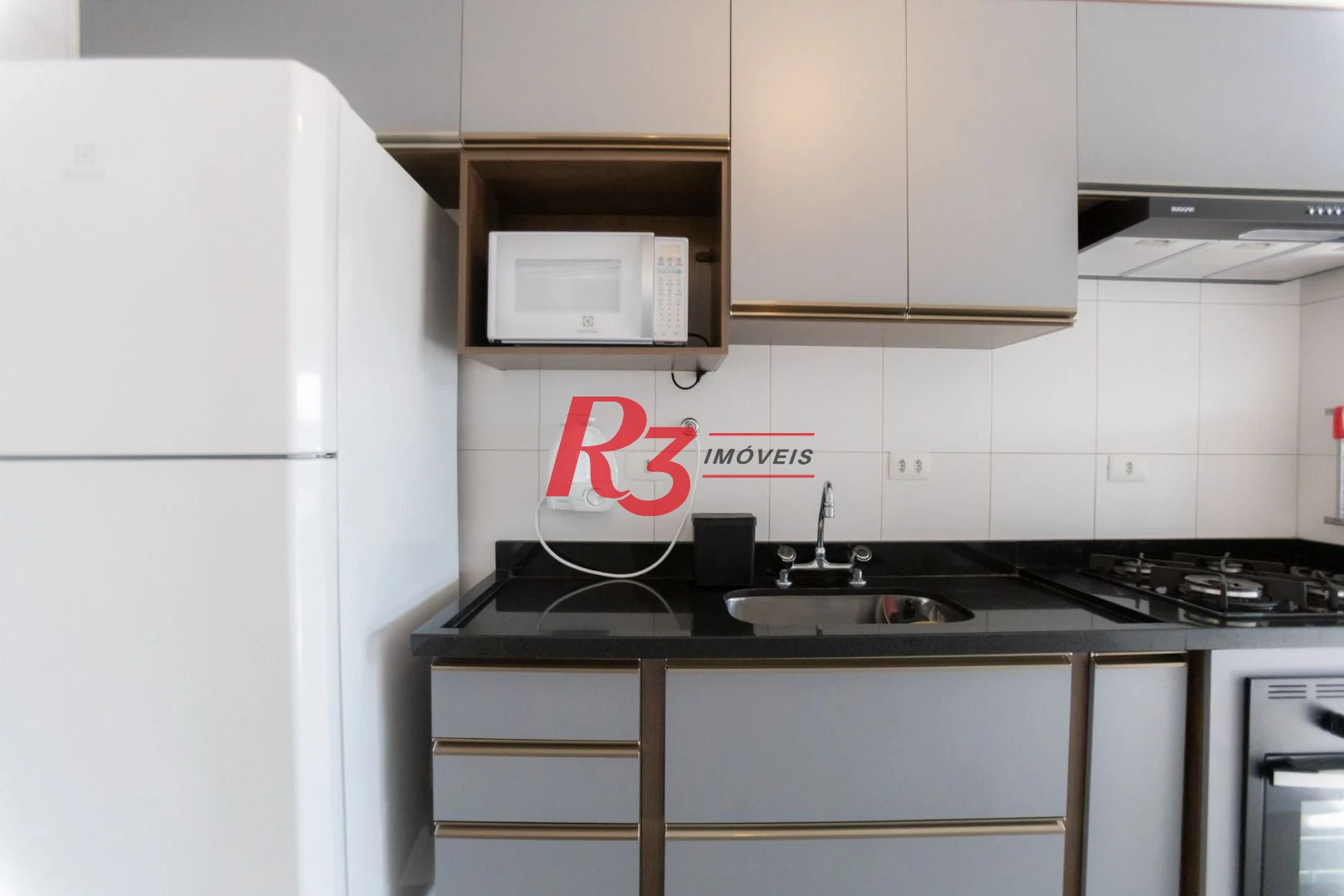 Apartamento com 1 dormitório à venda, 59 m² por R$ 550.000,00 - Vila Matias - Santos/SP