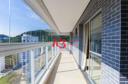 Apartamento com 1 dormitório à venda, 59 m² por R$ 550.000,00 - Vila Matias - Santos/SP