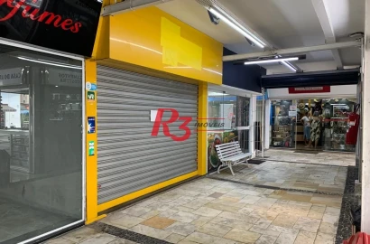 Loja para alugar, 12 m² por R$ 5.000,00/mês - Boqueirão - Santos/SP