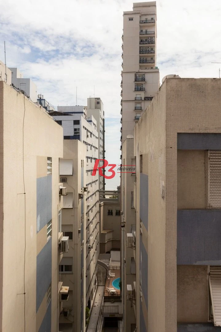 Flat com 1 dormitório à venda, 50 m² por R$ 270.000,00 - Gonzaga - Santos/SP