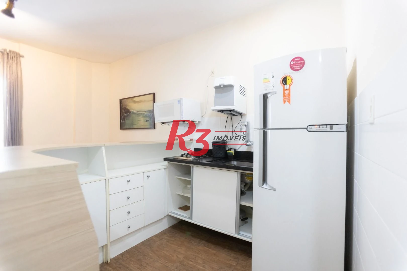 Flat com 1 dormitório à venda, 50 m² por R$ 270.000,00 - Gonzaga - Santos/SP