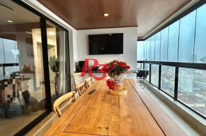 Apartamento com 2 dormitórios à venda, 83 m² por R$ 1.650.000,00 - Boqueirão - Santos/SP