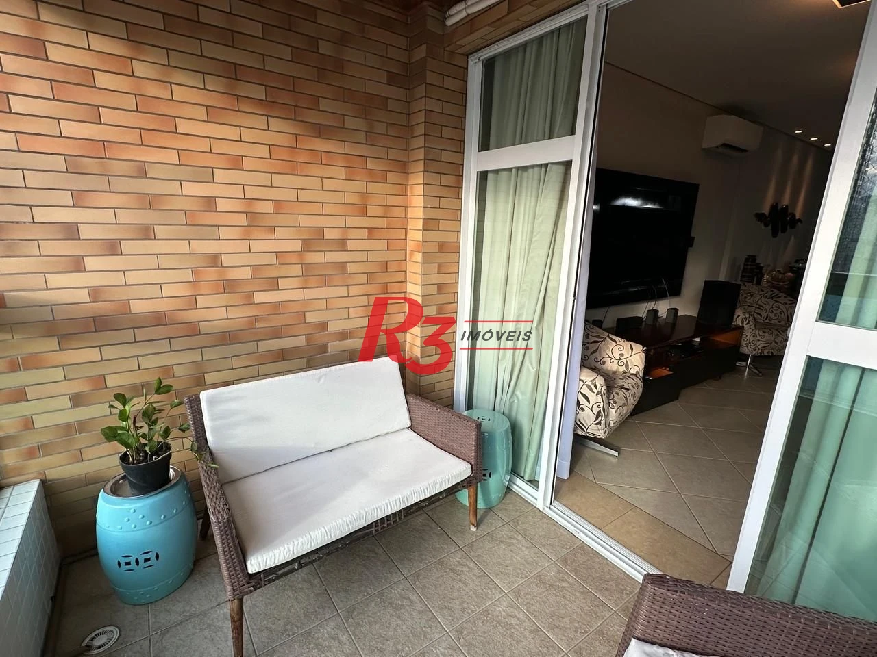 Apartamento com 3 dormitórios à venda, 141 m² por R$ 1.749.000,00 - Gonzaga - Santos/SP