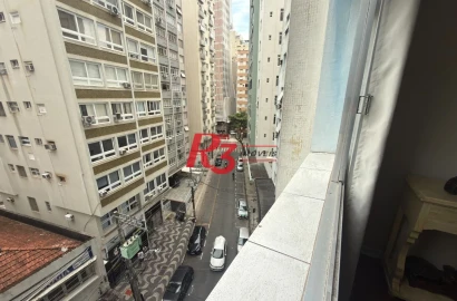 Apartamento para alugar, 69 m² por R$ 3.500,00/mês - Gonzaga - Santos/SP