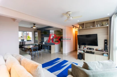 Apartamento à venda, 104 m² por R$ 720.000,00 - Marapé - Santos/SP