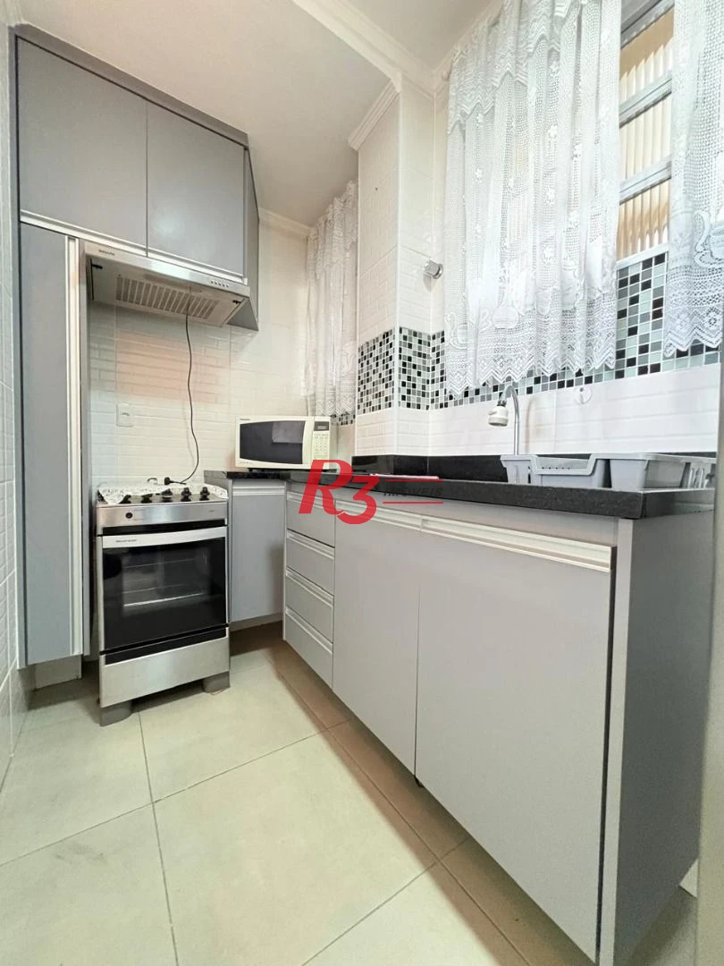Apartamento com 1 dormitório à venda, 55 m² por R$ 465.000,00 - Embaré - Santos/SP