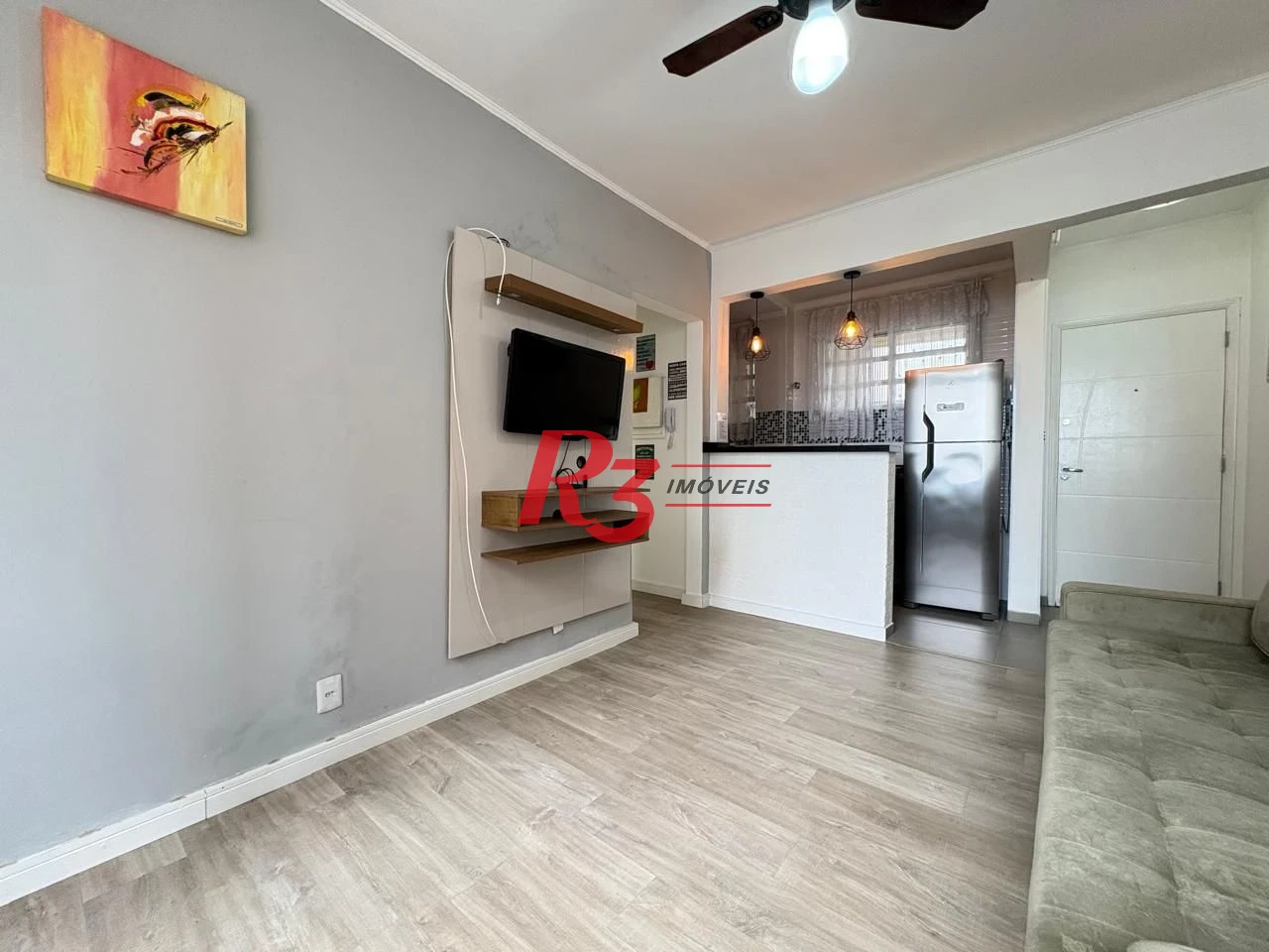 Apartamento com 1 dormitório à venda, 55 m² por R$ 465.000,00 - Embaré - Santos/SP