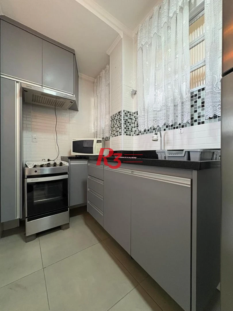Apartamento com 1 dormitório à venda, 55 m² por R$ 465.000,00 - Embaré - Santos/SP