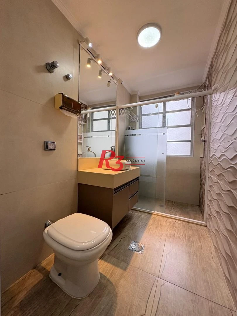 Apartamento com 1 dormitório à venda, 55 m² por R$ 465.000,00 - Embaré - Santos/SP