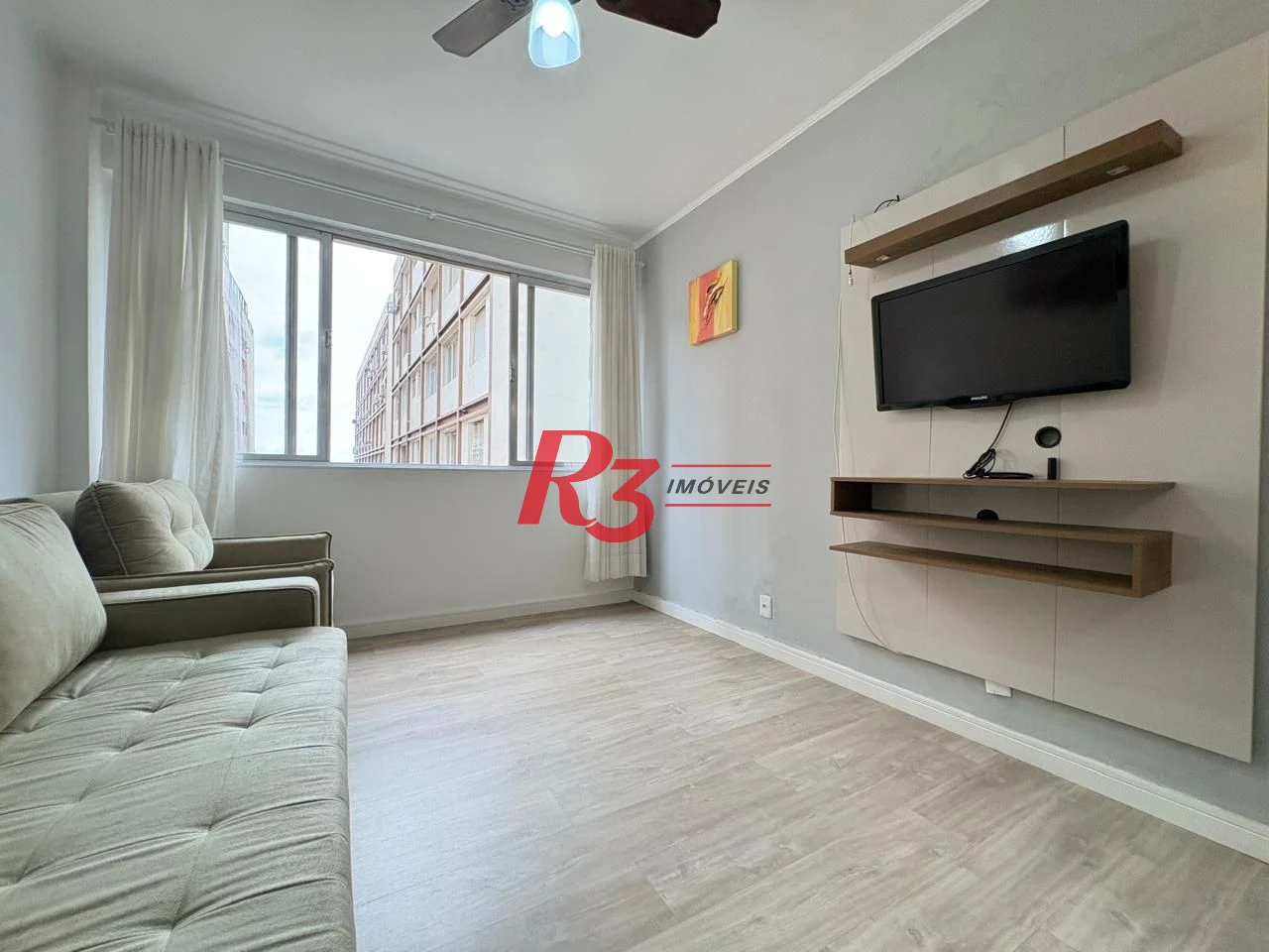 Apartamento com 1 dormitório à venda, 55 m² por R$ 465.000,00 - Embaré - Santos/SP