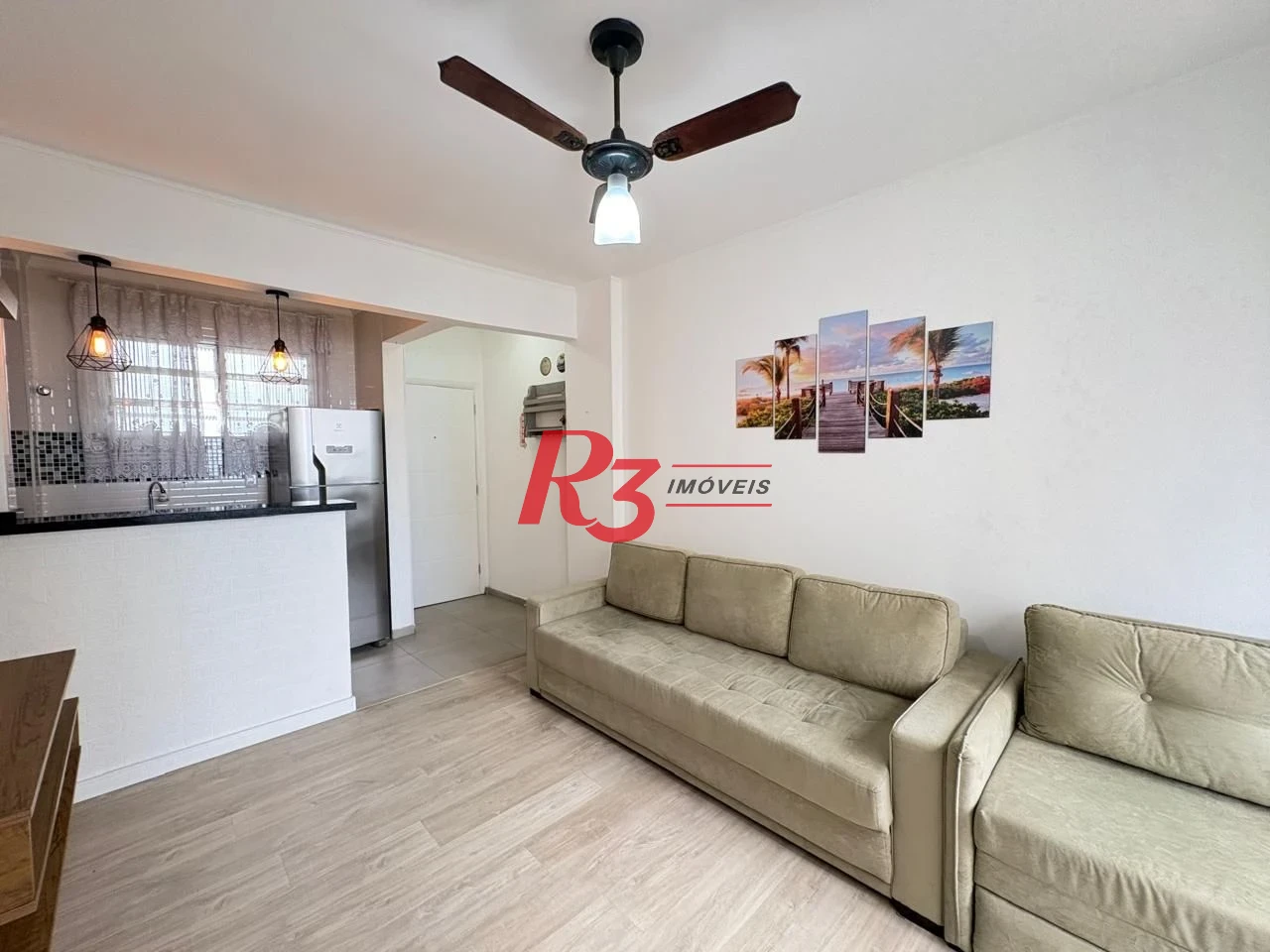 Apartamento com 1 dormitório à venda, 55 m² por R$ 465.000,00 - Embaré - Santos/SP