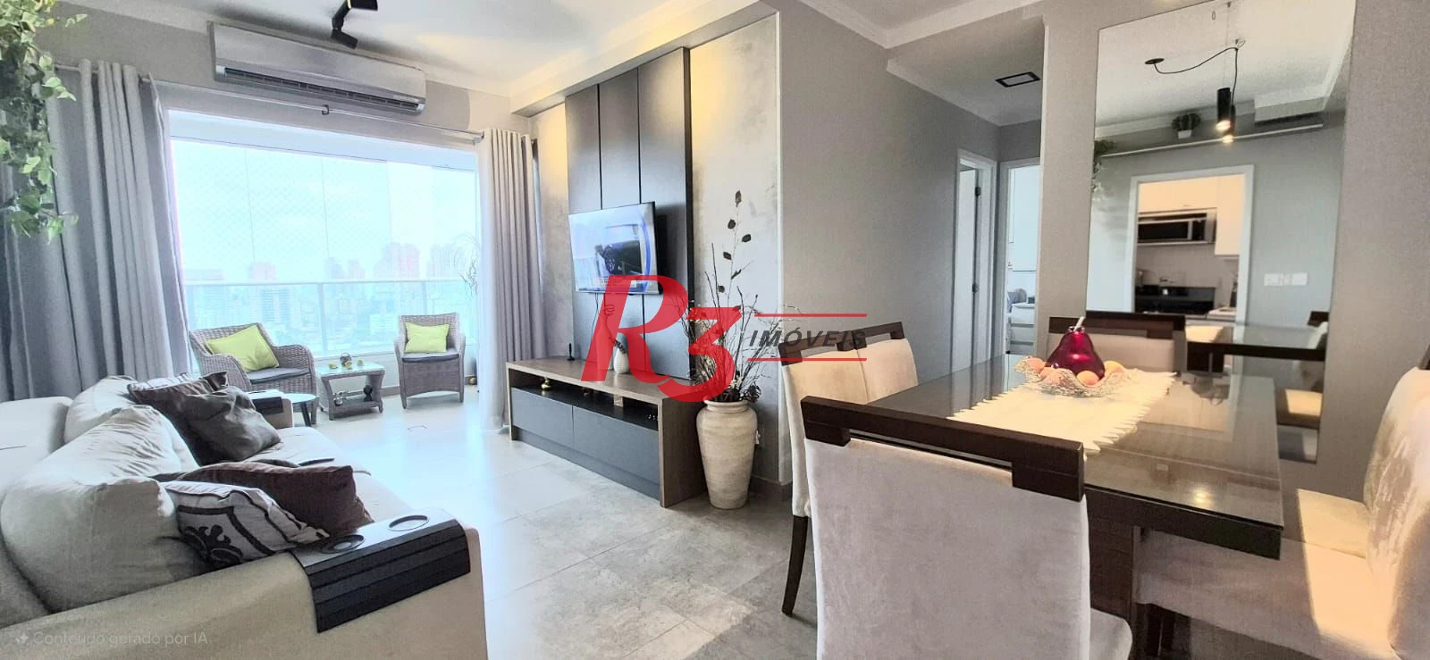 Apartamento com 2 dormitórios à venda, 63 m² por R$ 770.000,00 - Campo Grande - Santos/SP