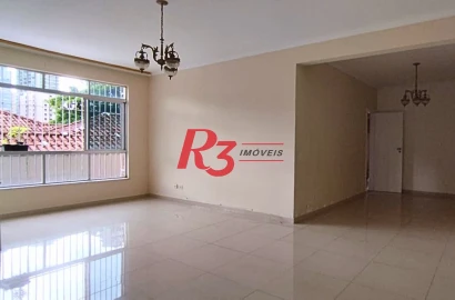 Apartamento com 3 dormitórios à venda, 135 m² por R$ 790.000,00 - Pompéia - Santos/SP