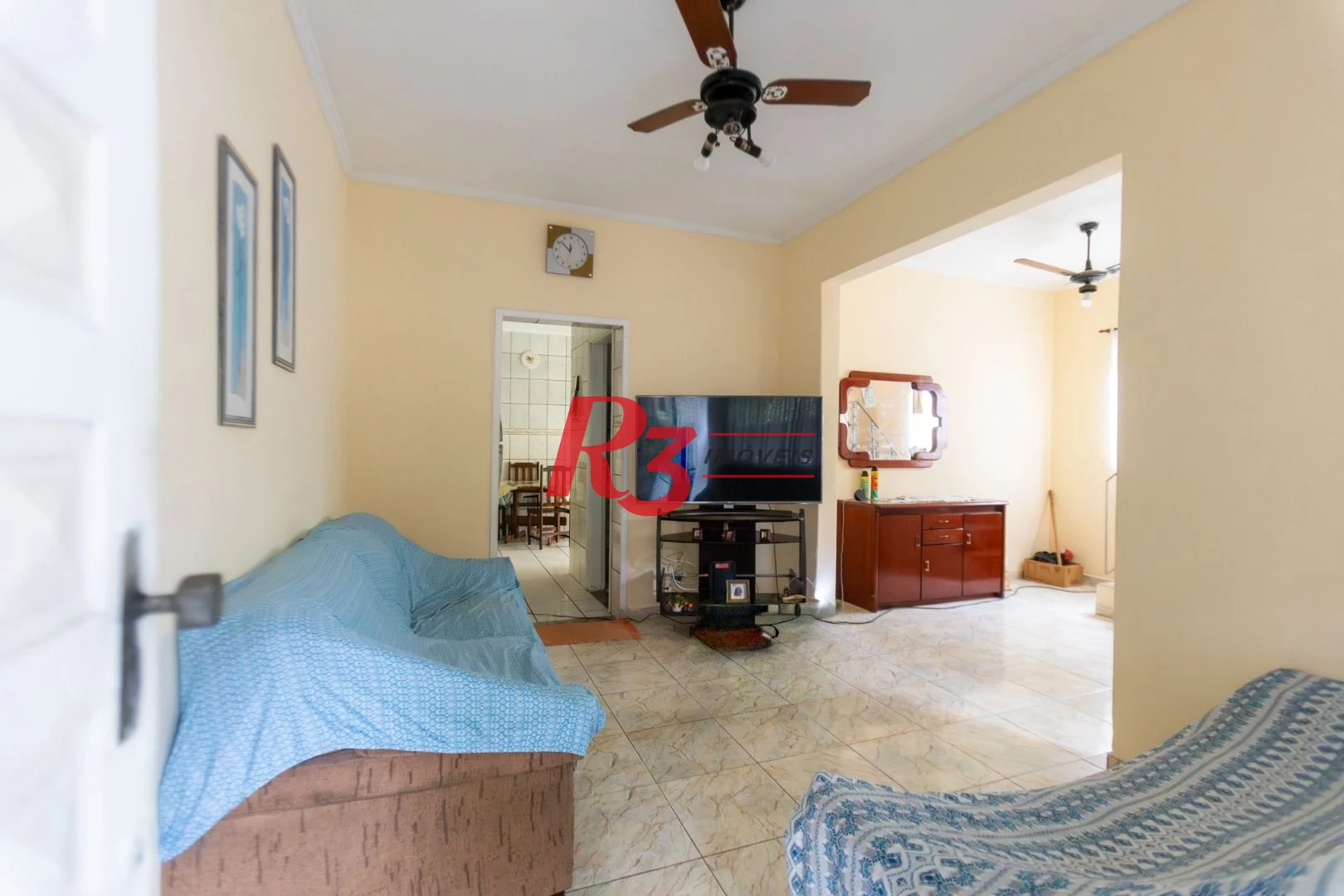 Sobrado à venda, 117 m² por R$ 470.000,00 - Estuário - Santos/SP
