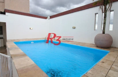 Cobertura à venda, 150 m² por R$ 1.380.000,00 - Embaré - Santos/SP
