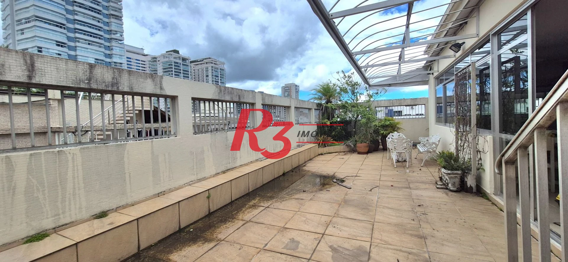 Cobertura com 3 dormitórios à venda, 296 m² por R$ 2.450.000,00 - Aparecida - Santos/SP