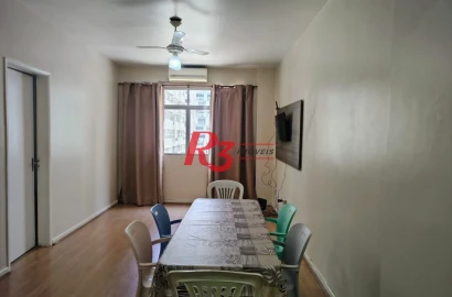 Apartamento para alugar, 42 m² por R$ 4.300,02/mês - Aparecida - Santos/SP
