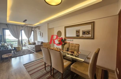 Apartamento com 2 dormitórios à venda, 110 m² por R$ 670.000,00 - Ponta da Praia - Santos/SP