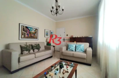Apartamento à venda, 100 m² por R$ 520.000,00 - Embaré - Santos/SP