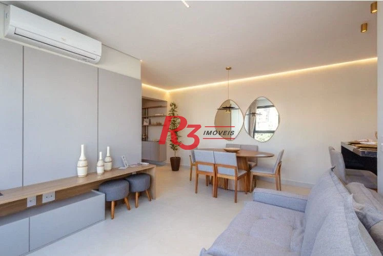 Apartamento à venda, 77 m² por R$ 1.350.000,00 - Aparecida - Santos/SP