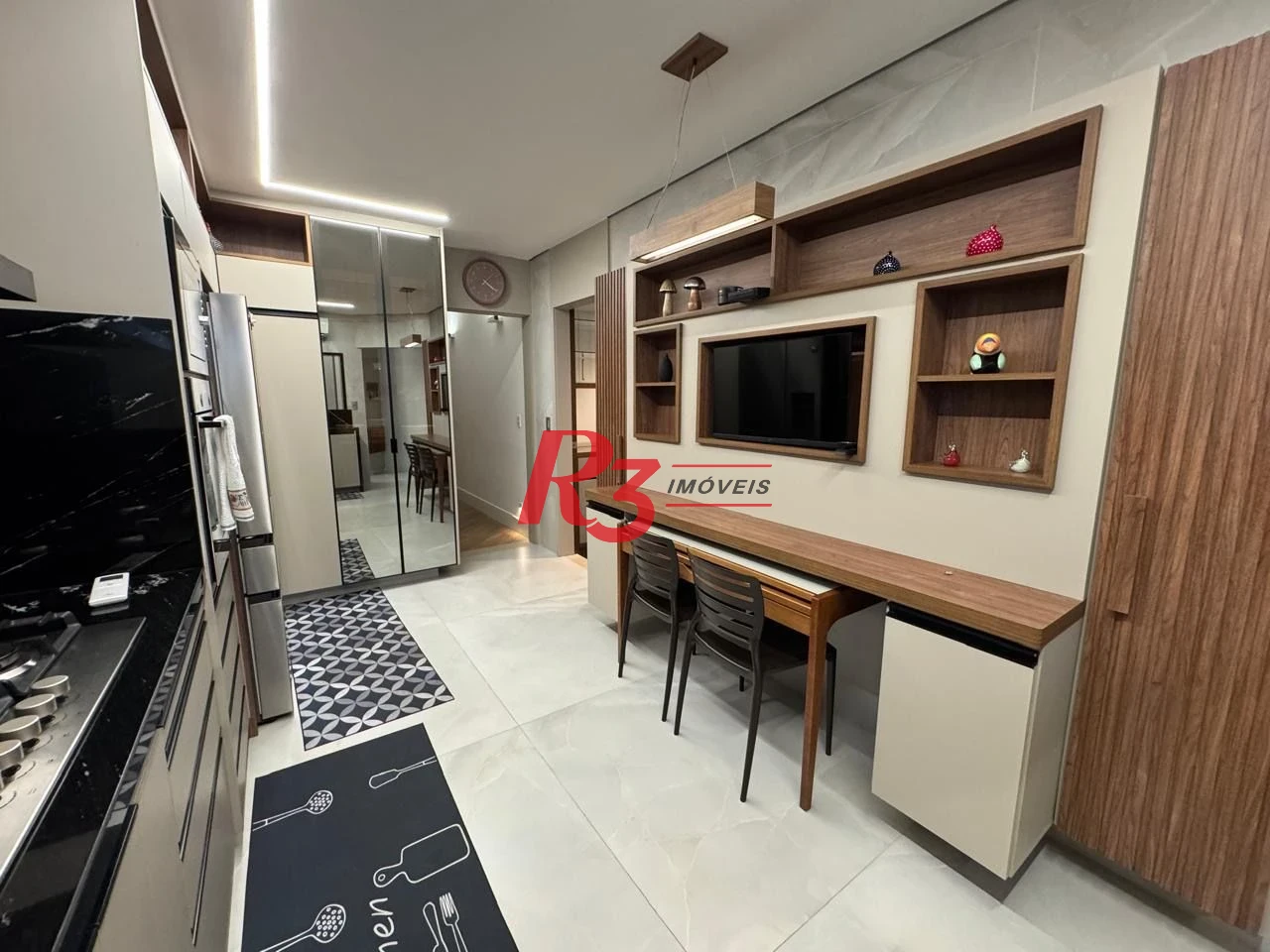 Apartamento com 2 dormitórios, 192 m² - venda por R$ 2.300.000,00 ou aluguel por R$ 24.956,70/mês - Aparecida - Santos/SP