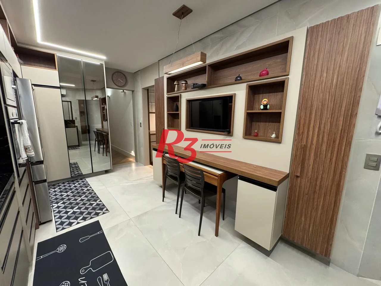 Apartamento com 2 dormitórios, 192 m² - venda por R$ 2.300.000,00 ou aluguel por R$ 24.956,70/mês - Aparecida - Santos/SP