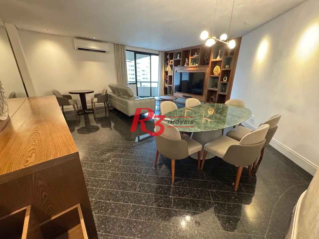 Apartamento com 2 dormitórios, 192 m² - venda por R$ 2.300.000,00 ou aluguel por R$ 24.956,70/mês - Aparecida - Santos/SP