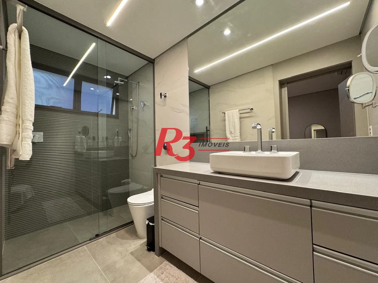 Apartamento com 2 dormitórios, 192 m² - venda por R$ 2.300.000,00 ou aluguel por R$ 24.956,70/mês - Aparecida - Santos/SP