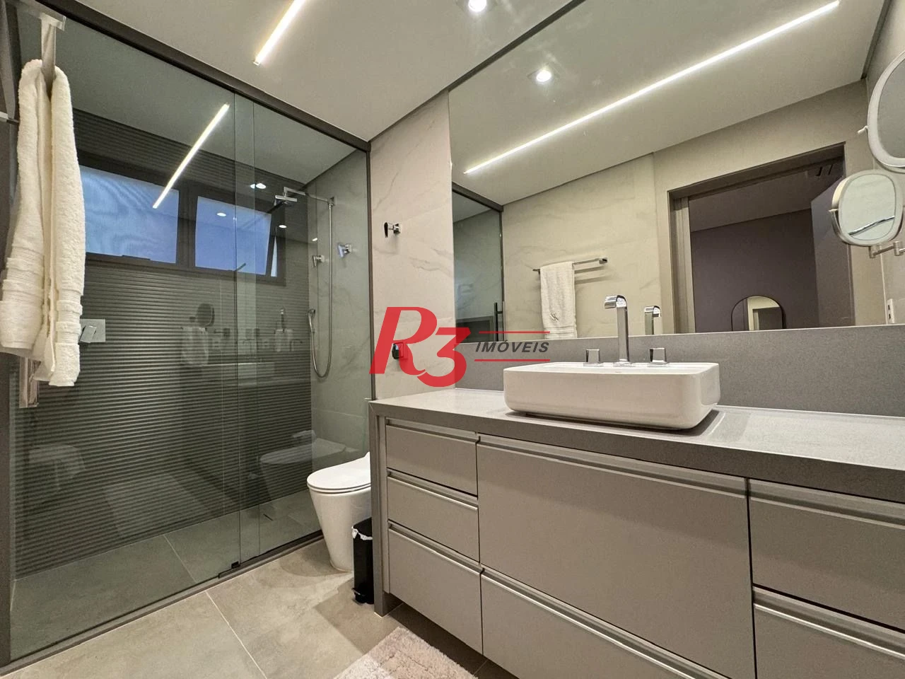 Apartamento com 2 dormitórios, 192 m² - venda por R$ 2.300.000,00 ou aluguel por R$ 24.956,70/mês - Aparecida - Santos/SP
