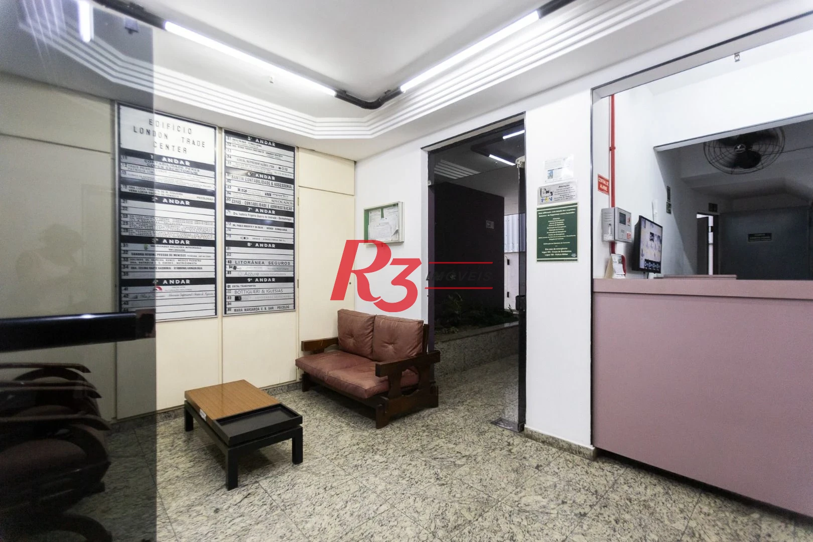 Sala para alugar, 72 m² por R$ 2.500,00/mês - Encruzilhada - Santos/SP