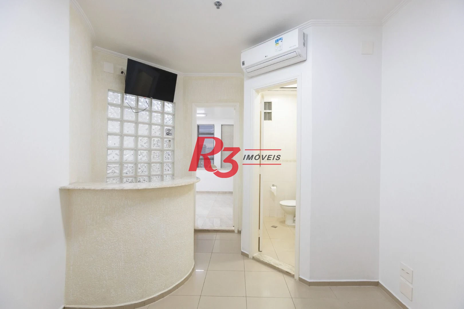 Sala, 39 m² - venda por R$ 360.000,00 ou aluguel por R$ 3.500,00/mês - Embaré - Santos/SP