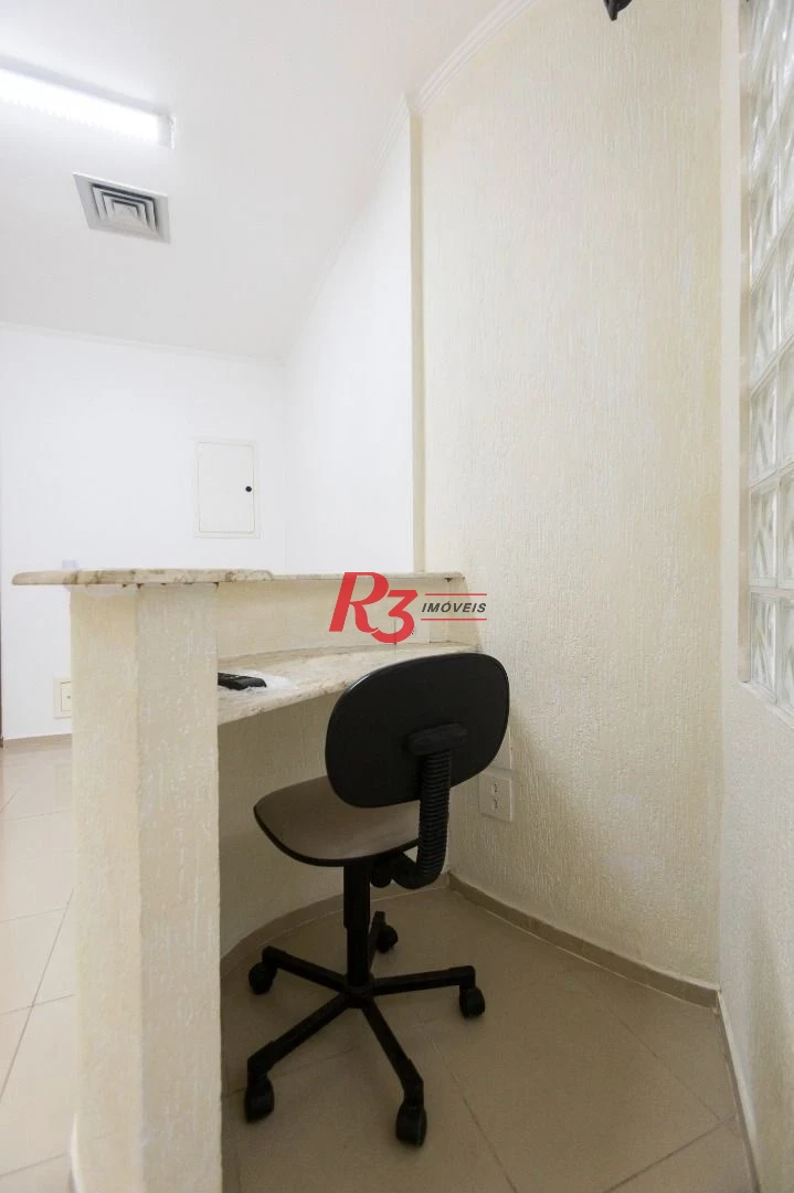 Sala, 39 m² - venda por R$ 360.000,00 ou aluguel por R$ 3.500,00/mês - Embaré - Santos/SP