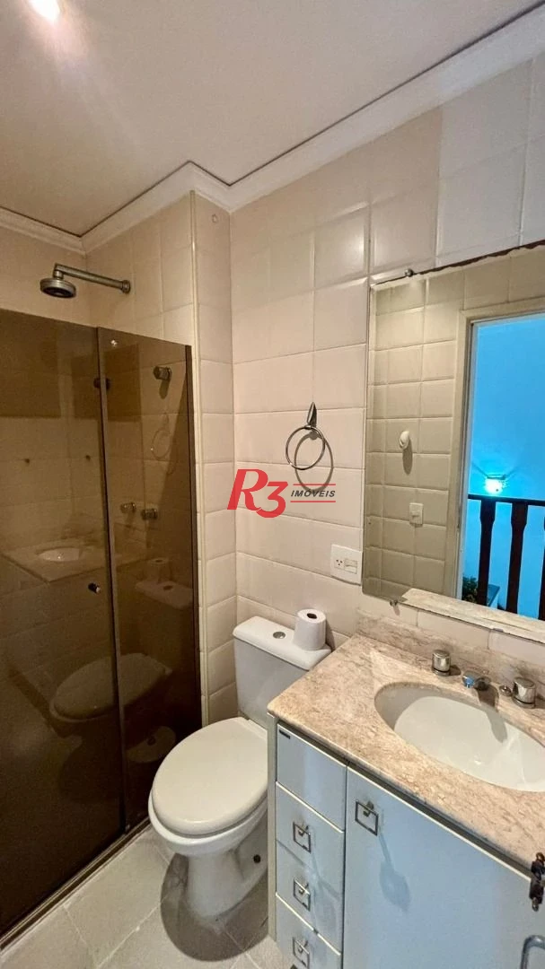 Cobertura com 3 dormitórios à venda, 172 m² por R$ 1.890.000,00 - Pompéia - Santos/SP