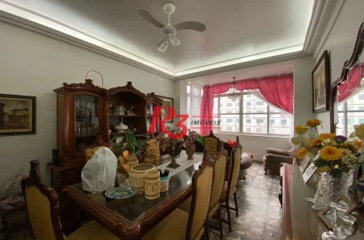 Apartamento com 3 dormitórios à venda, 116 m² por R$ 540.000,00 - José Menino - Santos/SP