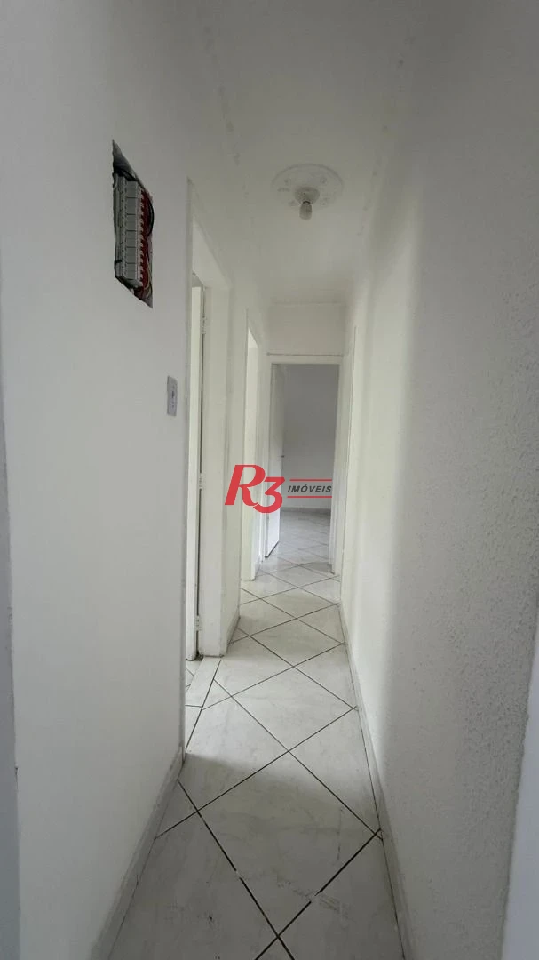 Apartamento para alugar, 110 m² por R$ 3.500,00/mês - Gonzaga - Santos/SP