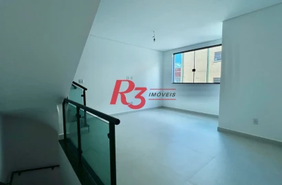 Casa com 2 dormitórios à venda, 90 m² por R$ 720.000,00 - Campo Grande - Santos/SP