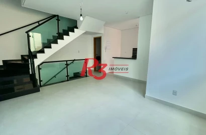 Casa com 2 dormitórios à venda, 90 m² por R$ 720.000,00 - Campo Grande - Santos/SP