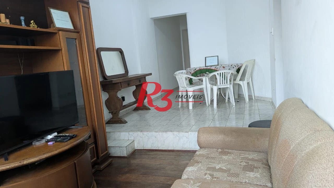 Apartamento para alugar, 95 m² por R$ 5.500,00/mês - Ponta da Praia - Santos/SP