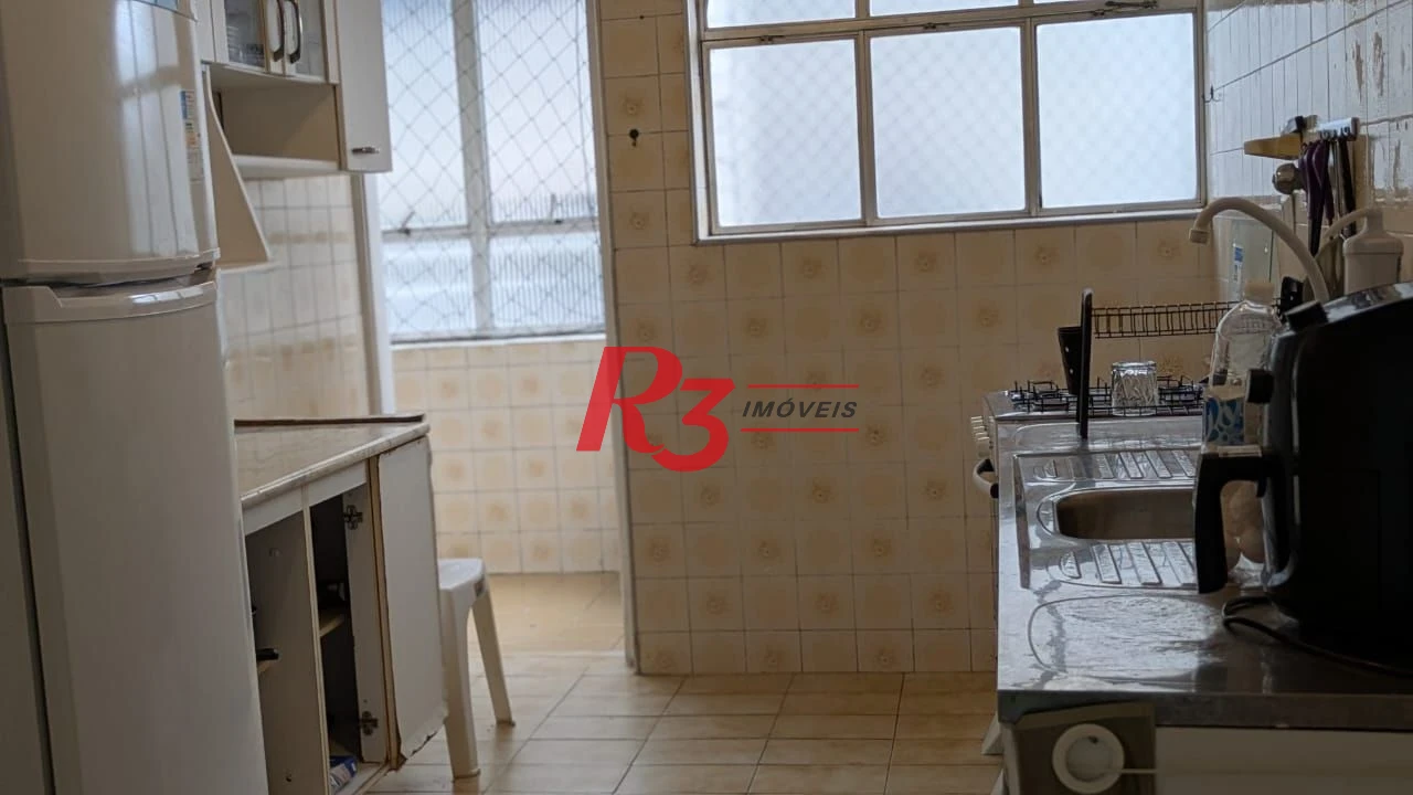 Apartamento para alugar, 95 m² por R$ 5.500,00/mês - Ponta da Praia - Santos/SP