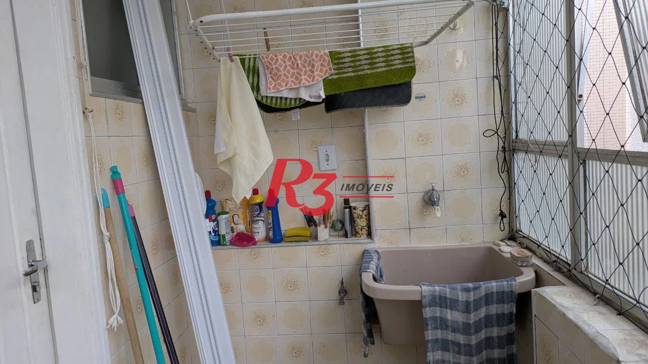 Apartamento para alugar, 95 m² por R$ 5.500,00/mês - Ponta da Praia - Santos/SP