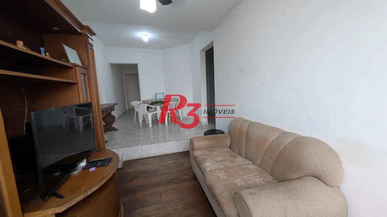 Apartamento para alugar, 95 m² por R$ 5.500,00/mês - Ponta da Praia - Santos/SP