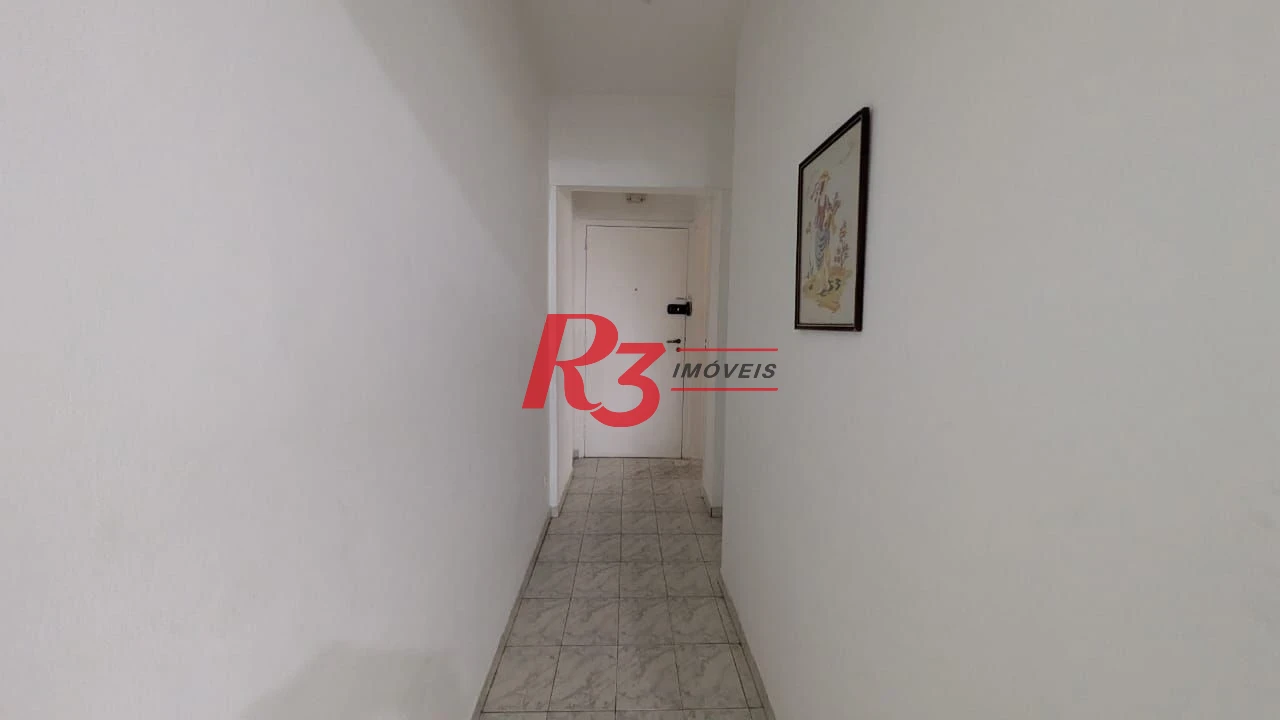 Apartamento para alugar, 95 m² por R$ 5.500,00/mês - Ponta da Praia - Santos/SP