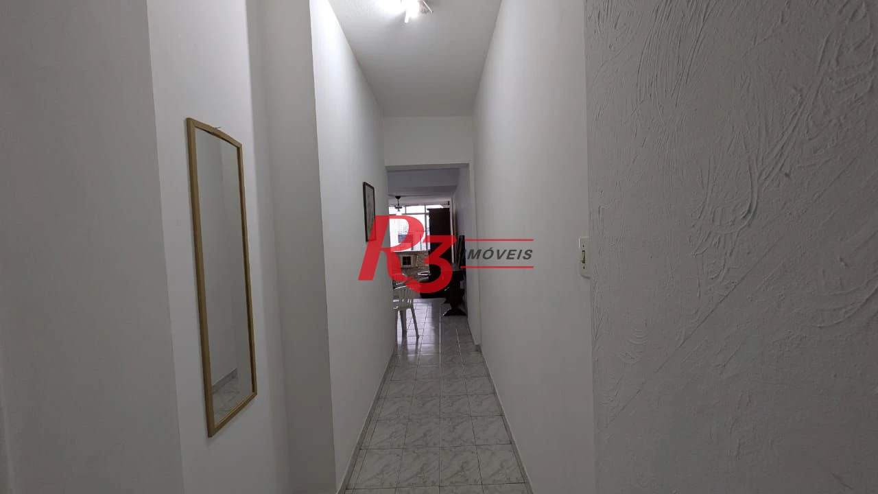 Apartamento para alugar, 95 m² por R$ 5.500,00/mês - Ponta da Praia - Santos/SP