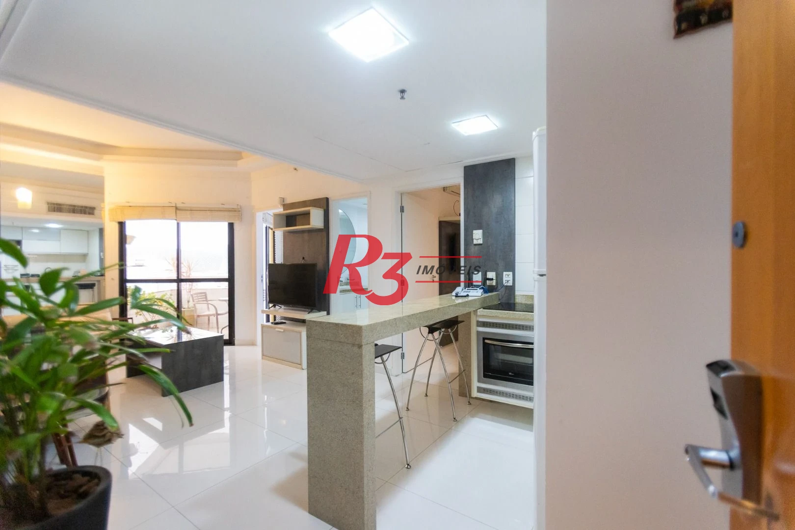 Flat para alugar, 60 m² por R$ 7.000,02/mês - Boqueirão - Santos/SP