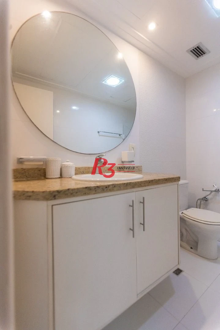Flat para alugar, 60 m² por R$ 7.000,02/mês - Boqueirão - Santos/SP